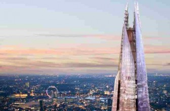 VIEW FROM THE SHARD AND MEAL FOR 2