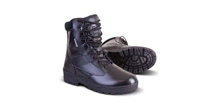 FULL LEATHER POLICE PATROL BOOTS