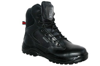 AFFORDABLE POLICE BOOTS WITH SIDE ZIP