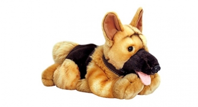 PLUSH POLICE DOG TOY