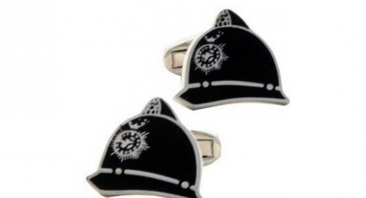 Cuff Links – Police Helmet