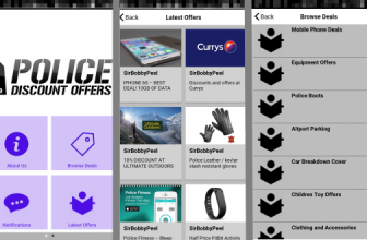 POLICE DISCOUNT OFFERS – MOBILE PHONE APP