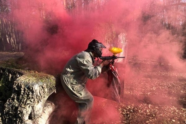 paintballing team with discount