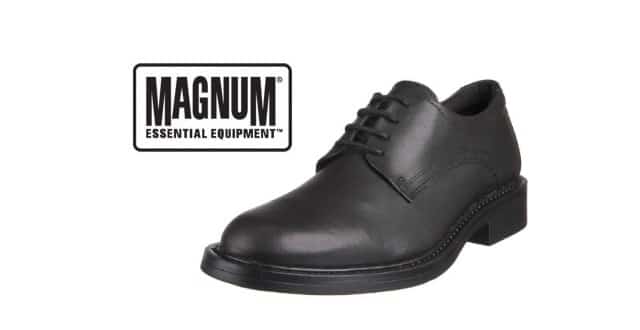 Magnum Shoes with the magnum logo