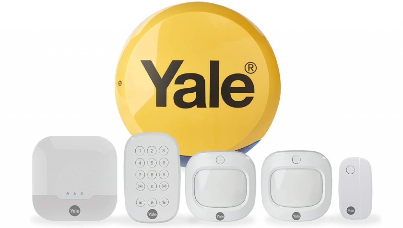 Yale Smart Alarm Works with Alexa, 6 Piece Police Discount Offers
