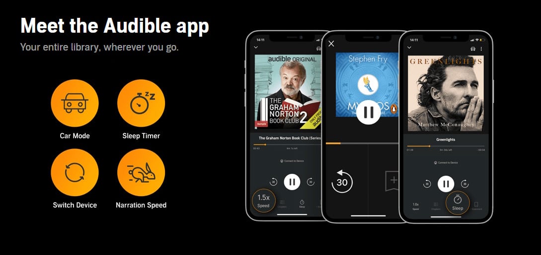 how to use the audible police discount app