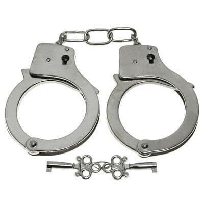 classic style police handcuffs