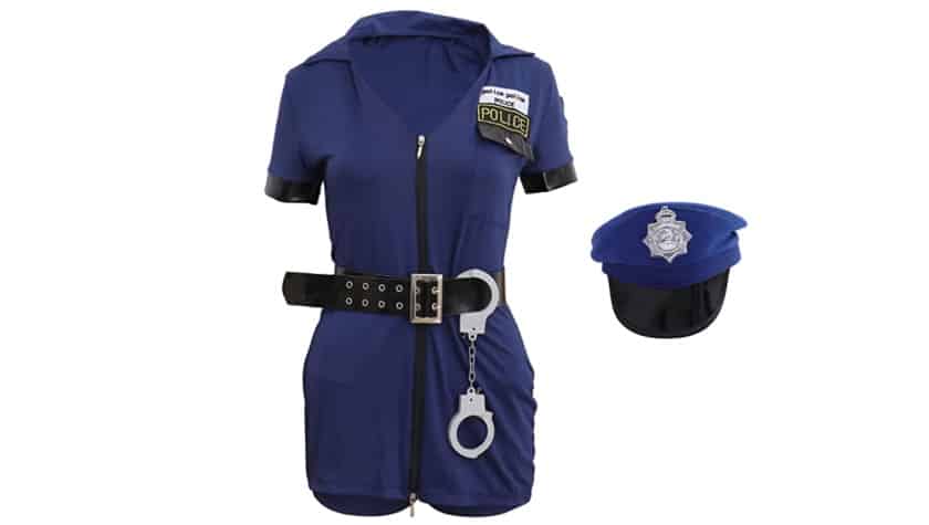 Police Woman Costume for Dressing up