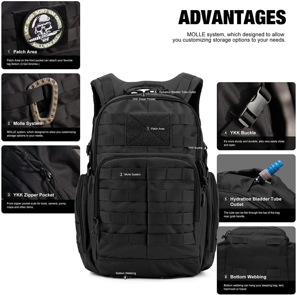 mardingtop police rucksack features