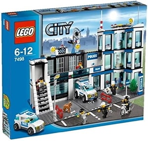 image of lego city police station 7498