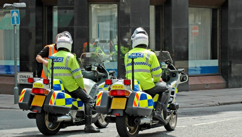 police motorbikes in the UK