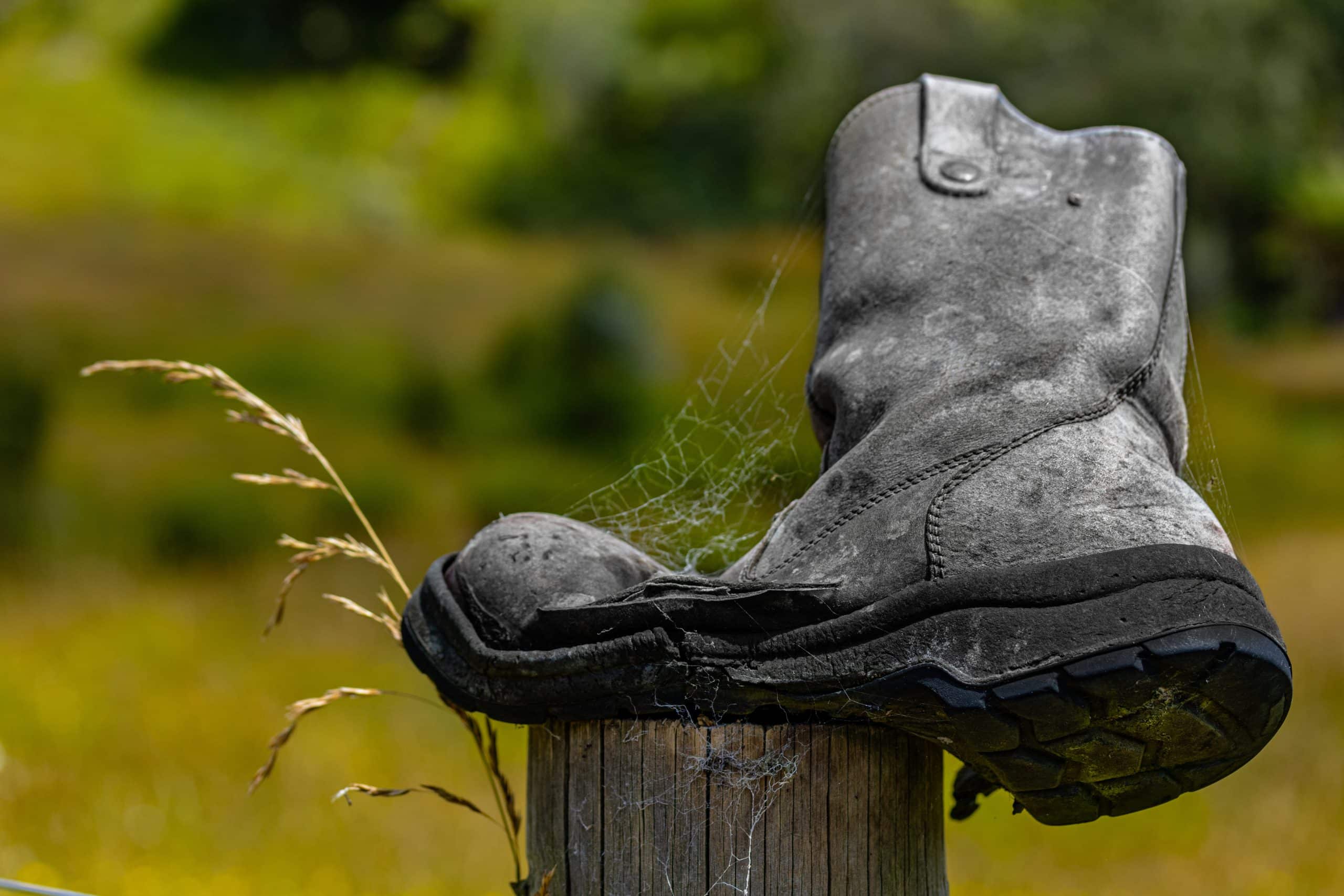 How to clean your police boots.