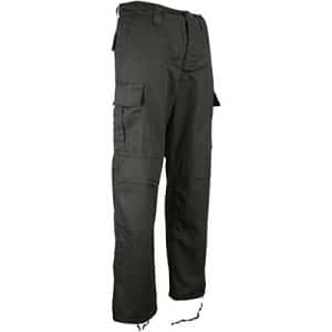 Kombat UK Men's M65 BDU Ripstop Trouser - Black, Size 36