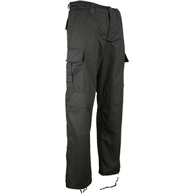 Kombat UK Men's M65 BDU Ripstop Trouser - Black, Size 36