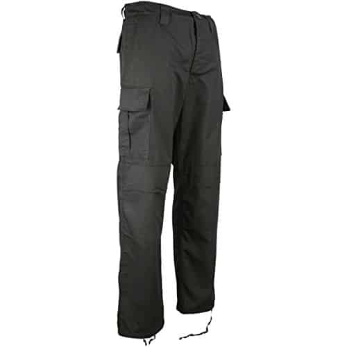 Kombat UK Men's M65 BDU Ripstop Trouser - Black, Size 36